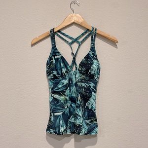 Athleta| Napali Cross Strap Swim Tankini Size XS